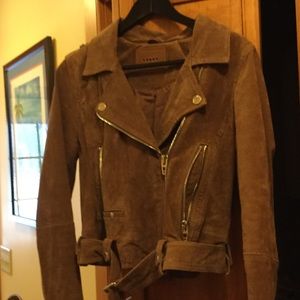 BlankNYC suede moto jacket